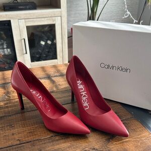 Calvin Klein Bold Red Heels
